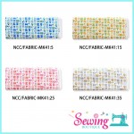 FABRIC-MK41:5, 15, 25 & 35 MIKIONO KITCHEN STAMP INSPIRATION